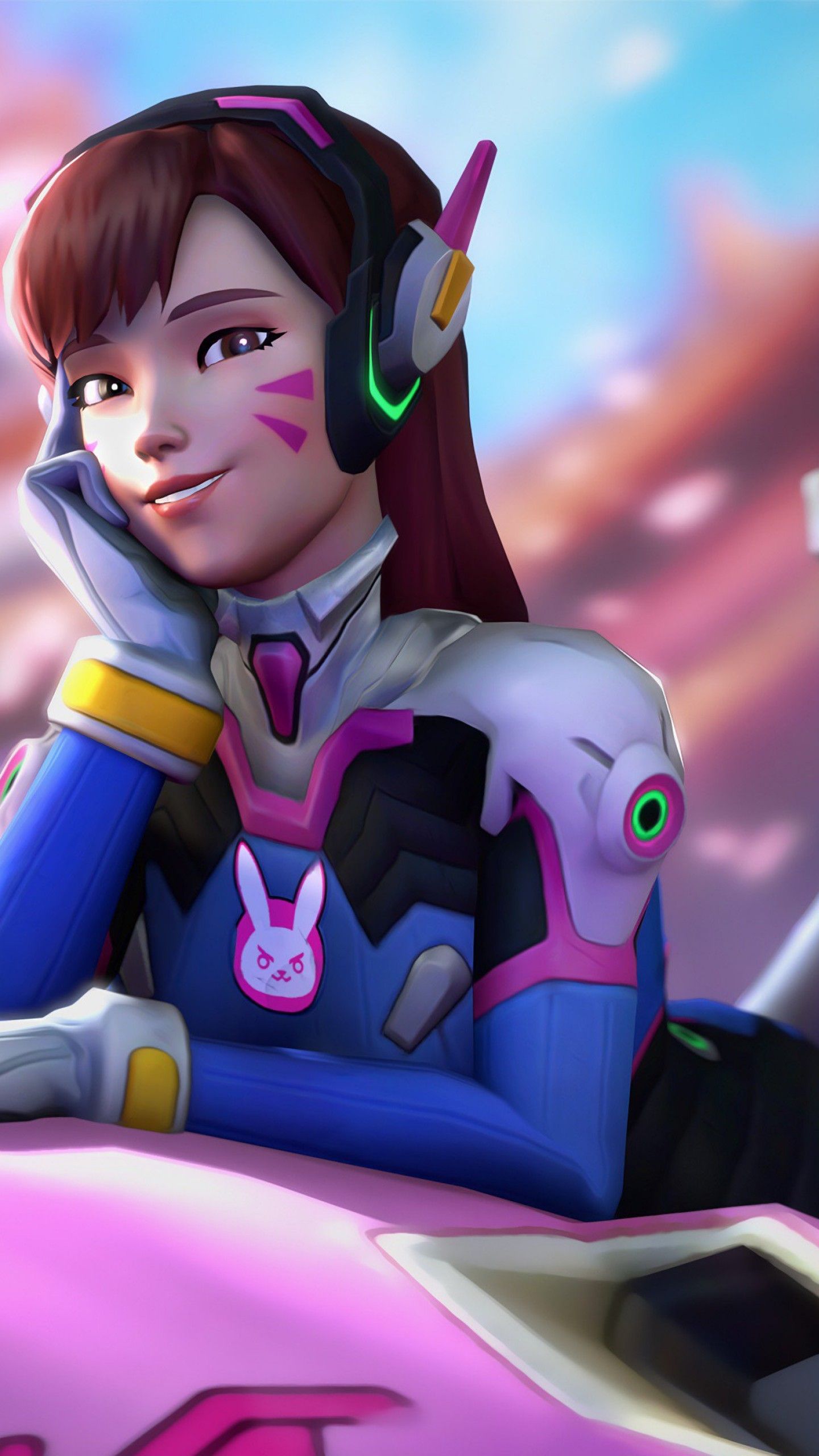 1440x2560  Обои D.Va Overwatch — Обои Пещера