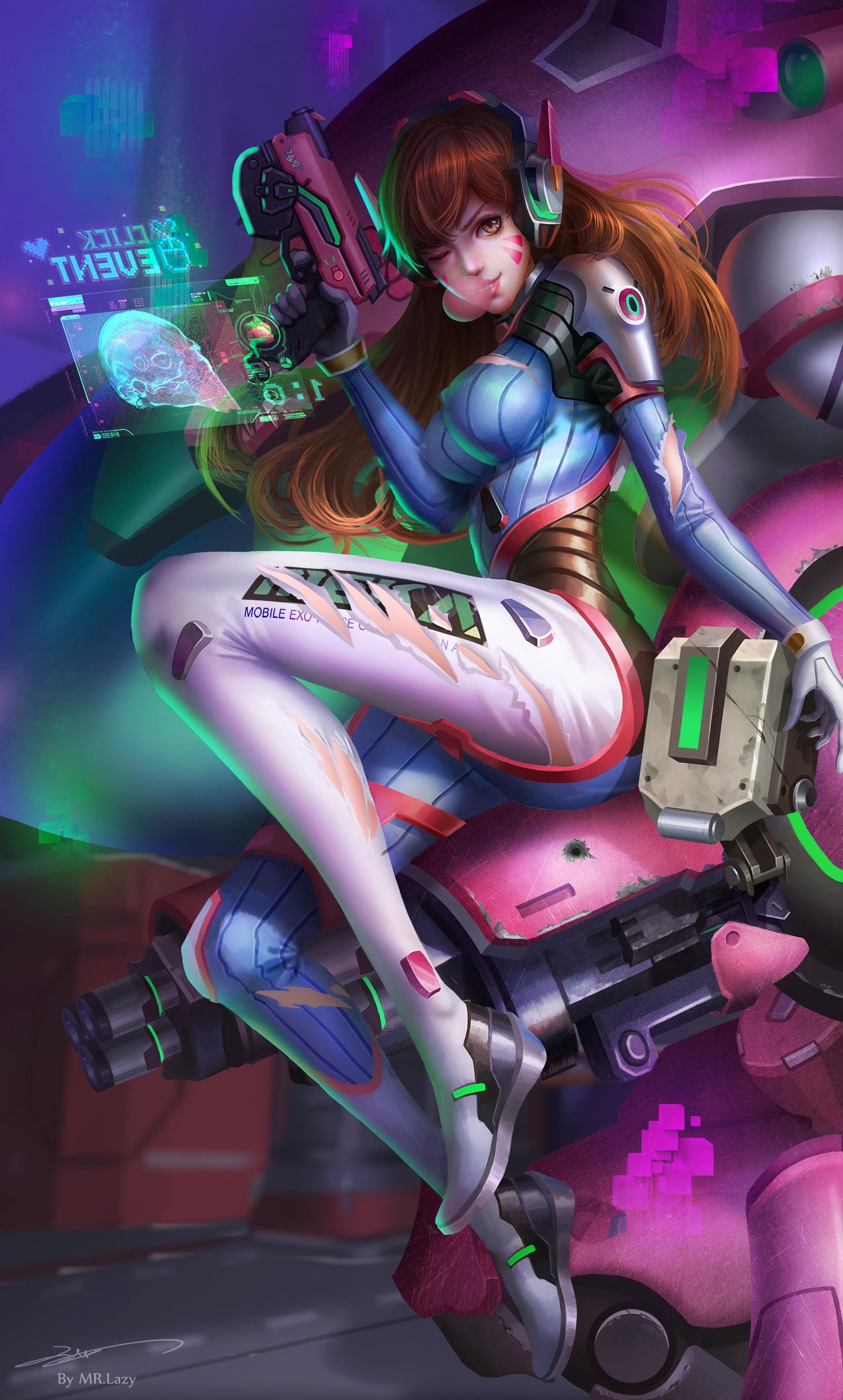 1600x2657  D.Va Мобильные Обои - Обои Пещера