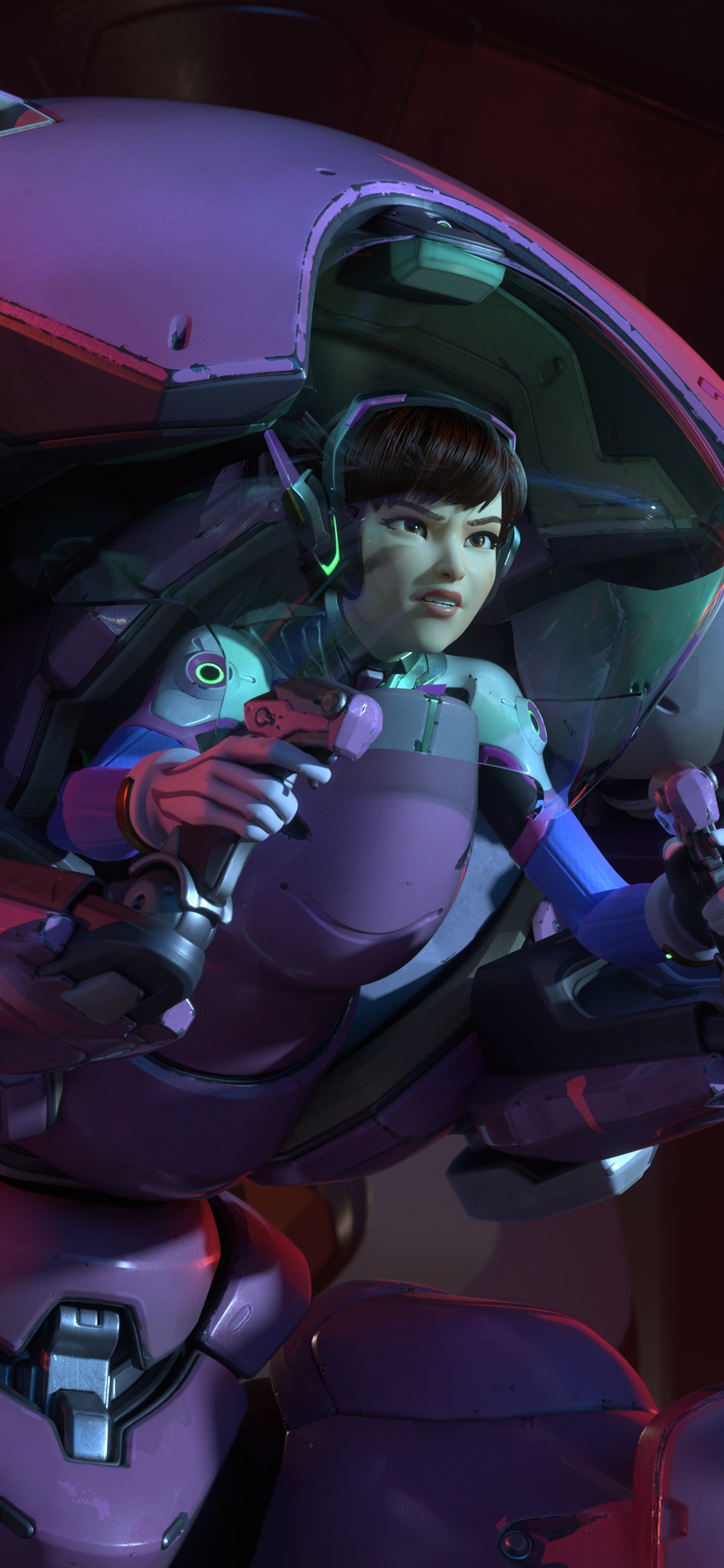 1125x2436  Overwatch Dva With Meka 5k Iphone XS,Iphone 10,Iphone X HD 4k Обои, изображения, фоны, фото и картинки 1125x2436