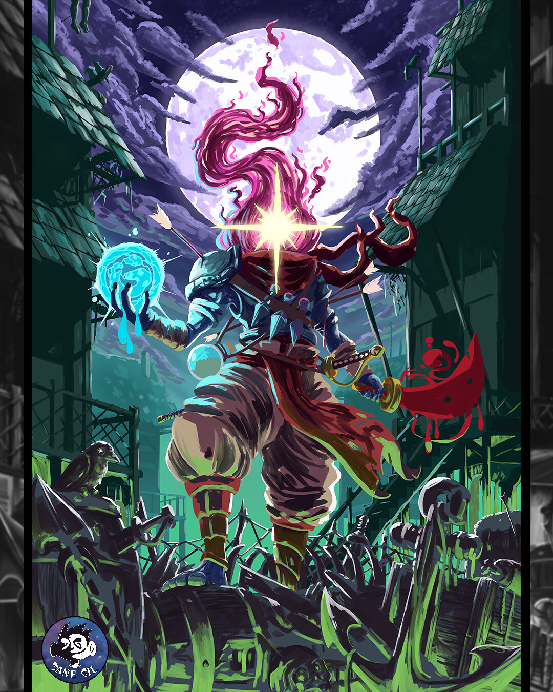 1080x1350  ArtStation - Фан-арт Dead Cells