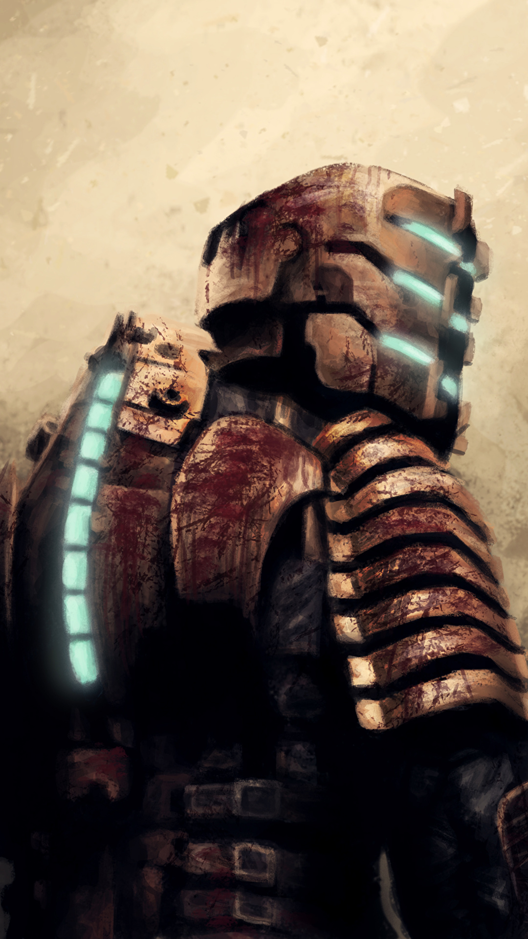 1080x1920  Обои для рабочего стола Dead Space Доспехи Шлем Isaac Clarke 1080x1920