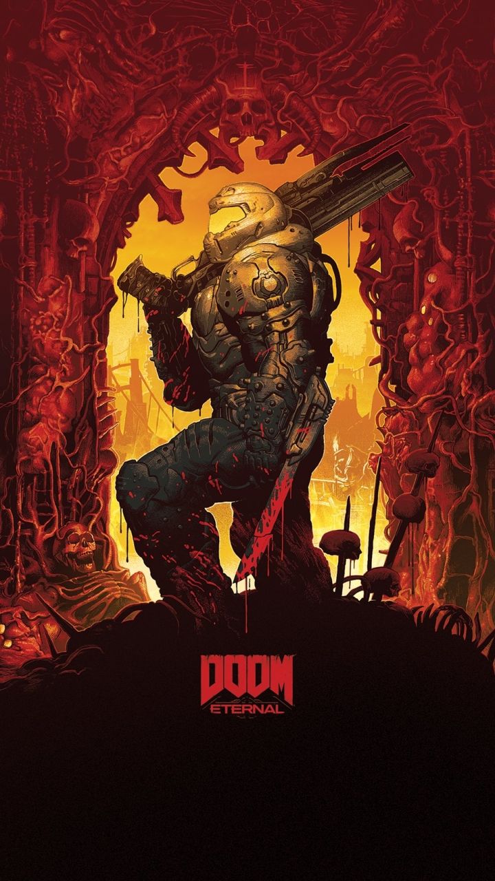 Video Game DOOM Eternal Doom Doom (2016) (720x1280) Mobile Wallpaper | Doom  videogame, Doom game, Doom