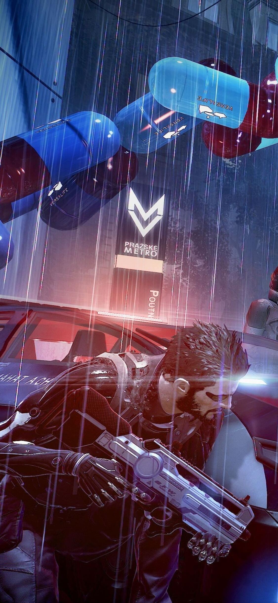 1125x2436  Обои Deus Ex: Mankind Divided 01 1080p Вертикальные