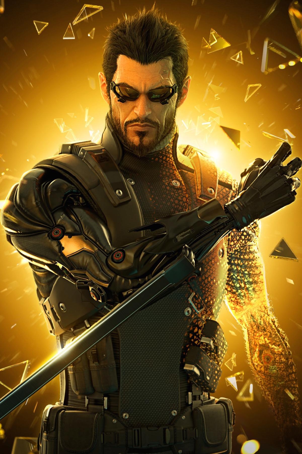 1200x1800  Скачать Машинноногий персонаж Pixel 3 Deus Ex Mankind Divided Background | Обои.com