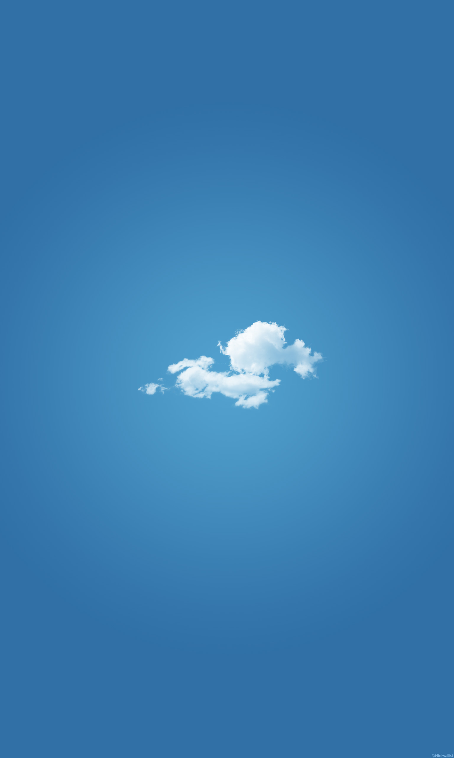 1536x2560  White Cloud Mobile Wallpaper | Miniwallist