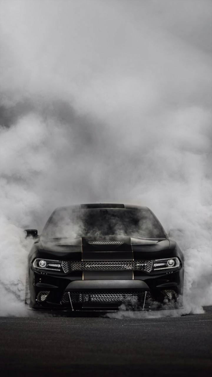 720x1280  Черный Dodge Charger Обои — Обои для рабочего стола