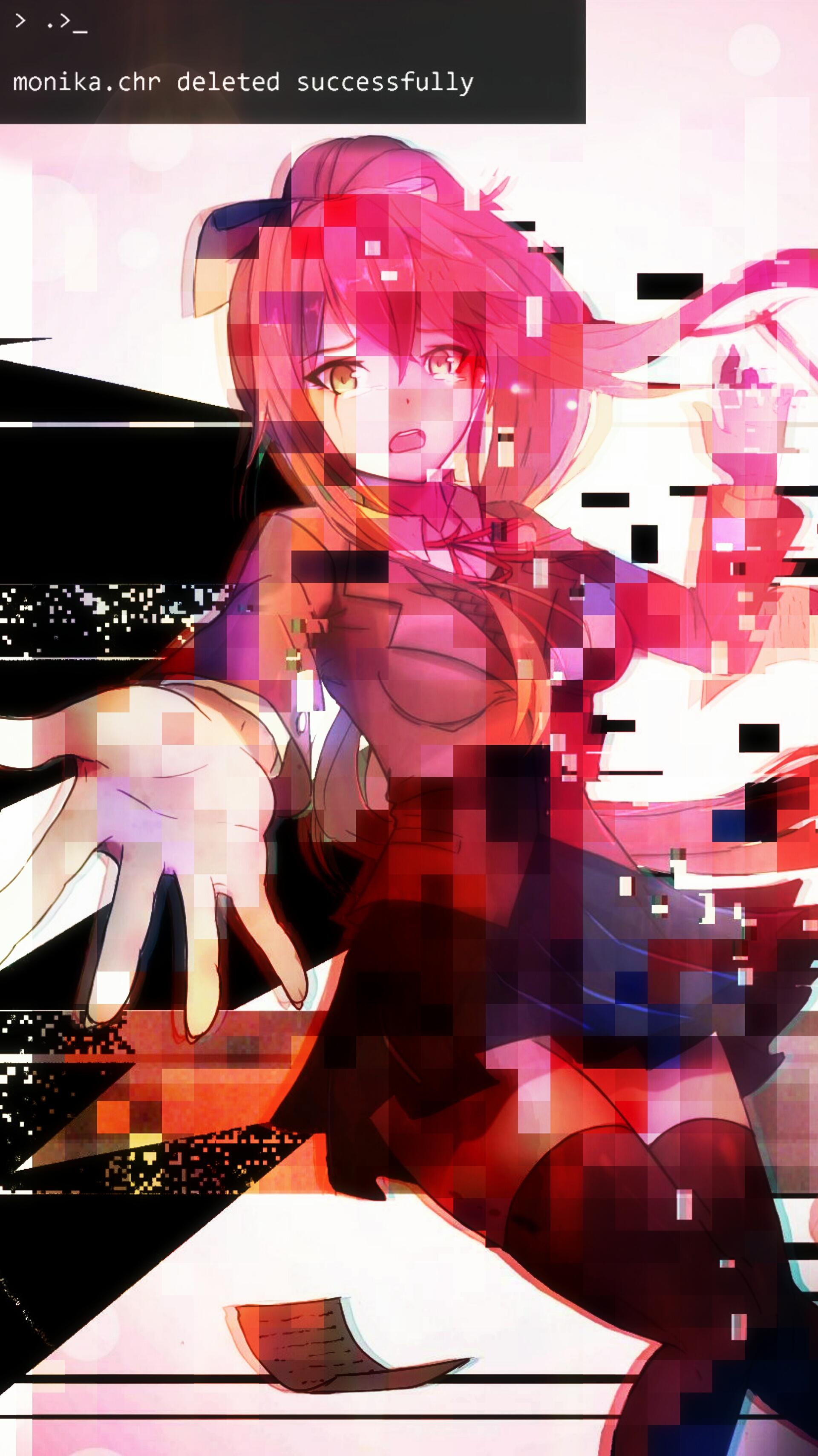 1920x3417  Обои для телефона Doki Doki Literature Club Monika: r/Animewallpaper