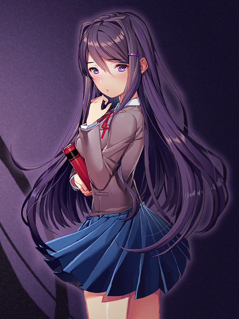 768x1024  Скачать картинки «Юри (Литературный клуб Доки Доки!)» на телефон, бесплатно Картинка «Юри (Литературный клуб Доки Доки!)» HD картинки