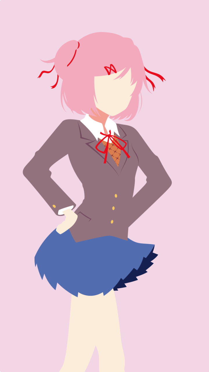 720x1280  Скачать 840x1160 милая, моника, doki doki литературный клуб, зеленые глаза, iphone 4, iphone 4s, ipod touch обои, картинки 840x1160, 2482