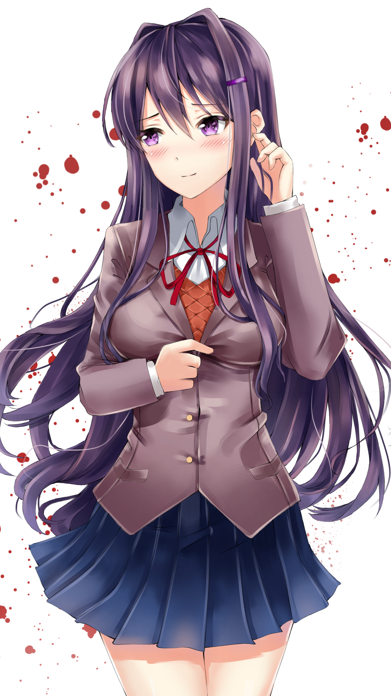 1294x2300  Обои Моника ddlc от VoiderRidgewell — Скачать на ZEDGE™ | 2536