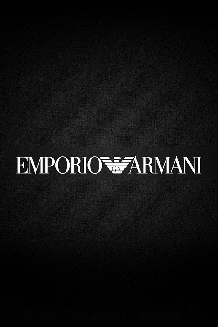 735x1102  Минимальный дизайн логотипа Emporio Armani | Минимальный дизайн логотипа, обои Armani, ? логотип