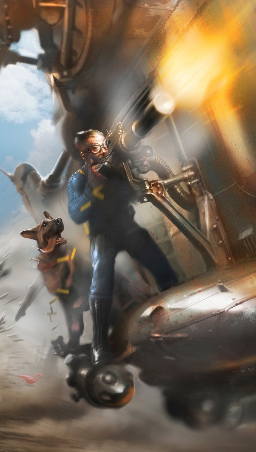 1020x1800  Обои из игры Fallout 4: 1953