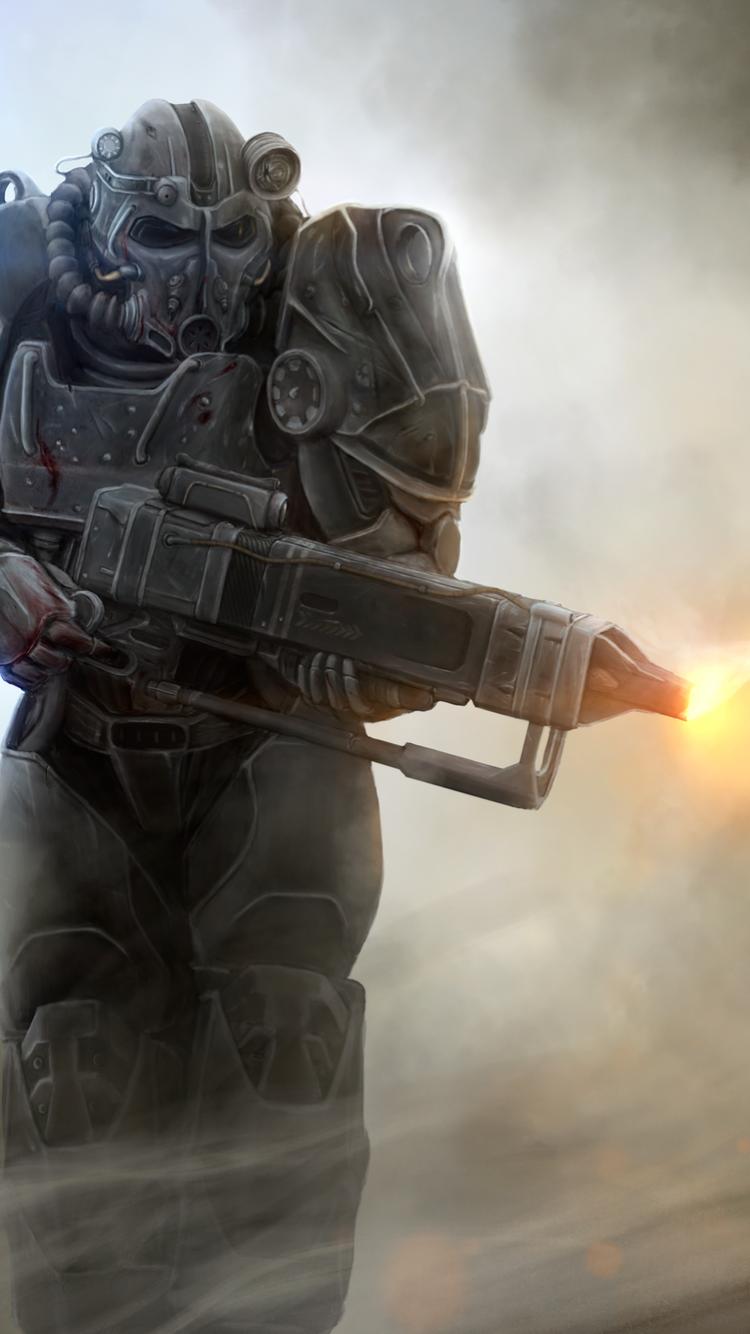 750x1334  Fallout 76 HD Обои — Обои Пещера