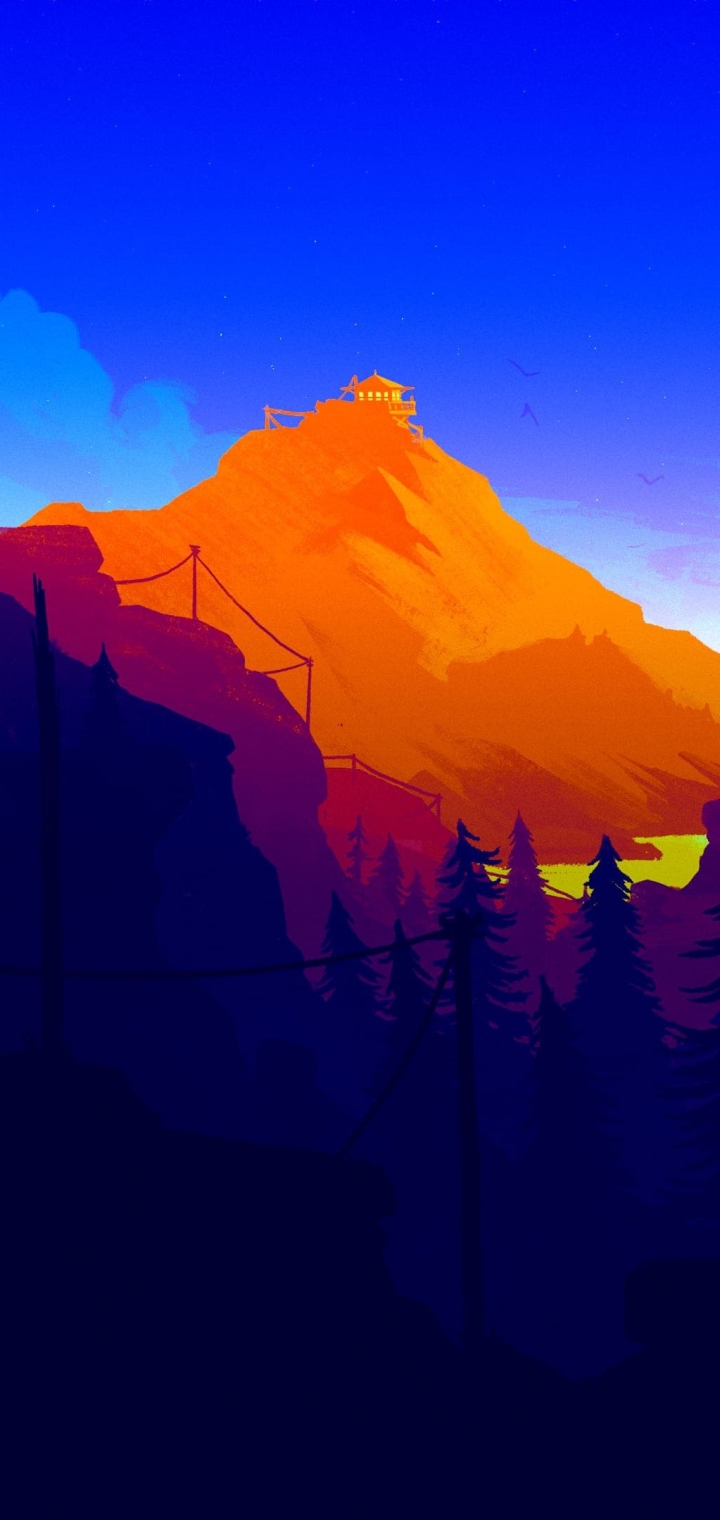 720x1520  Мой набор обоев для телефона: r/Firewatch.