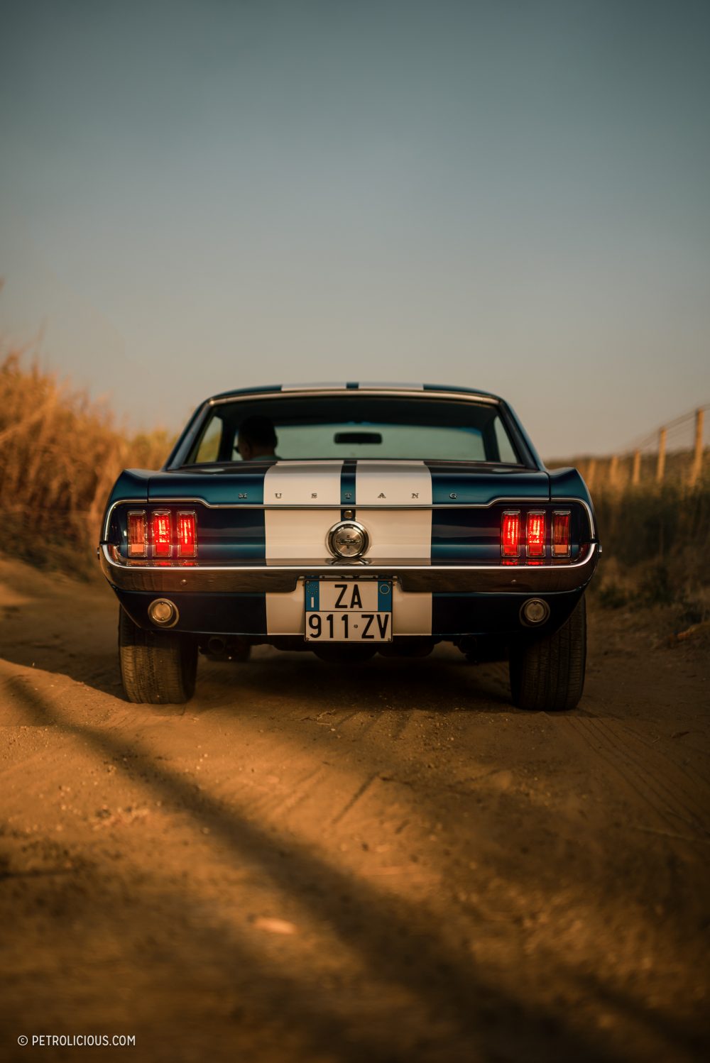 1000x1498  Обои Ford Mustang 1968 года.