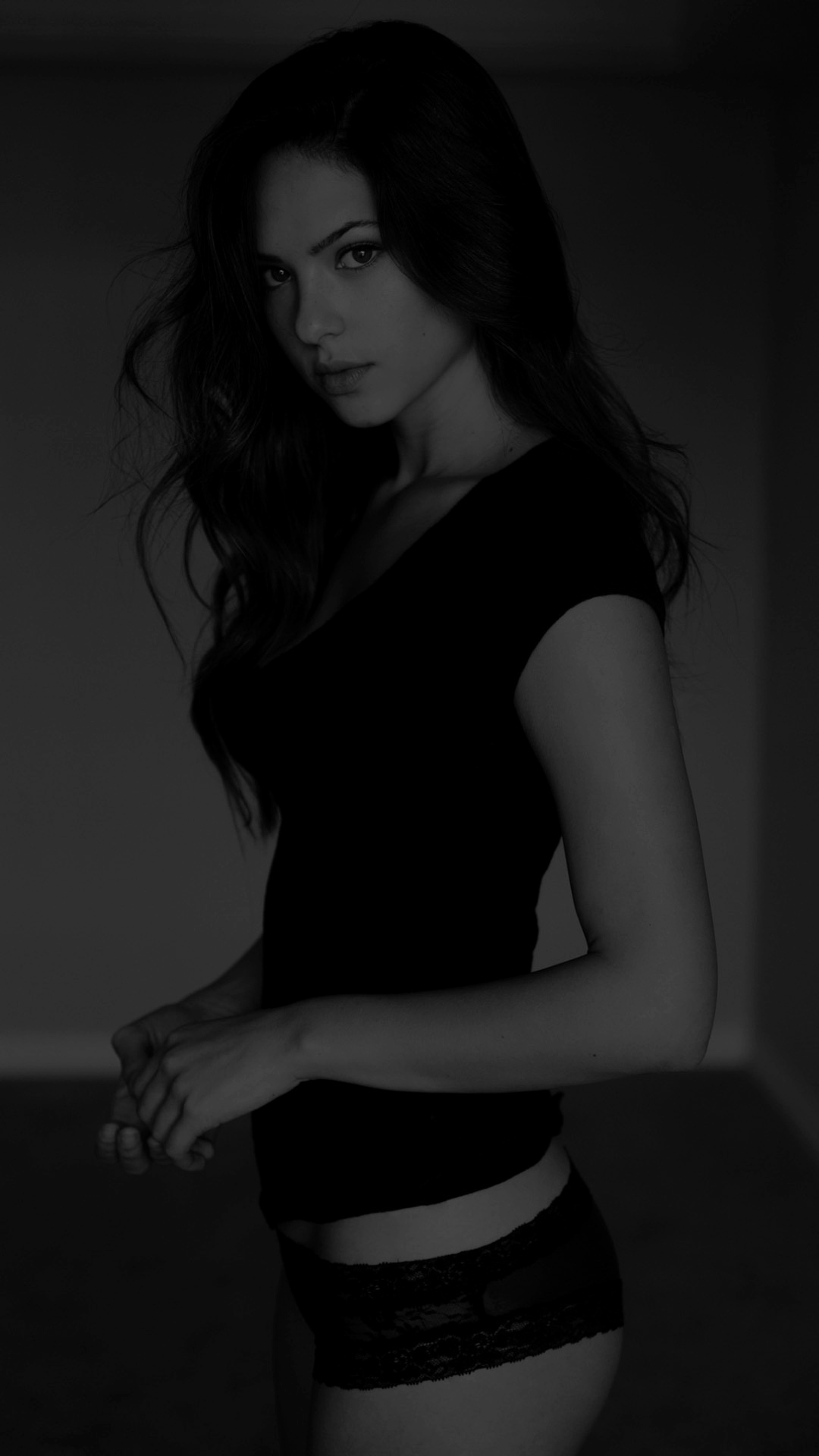 1080x1920  Черно-белое, Девушки - Обои на телефон Full HD | Пикабу