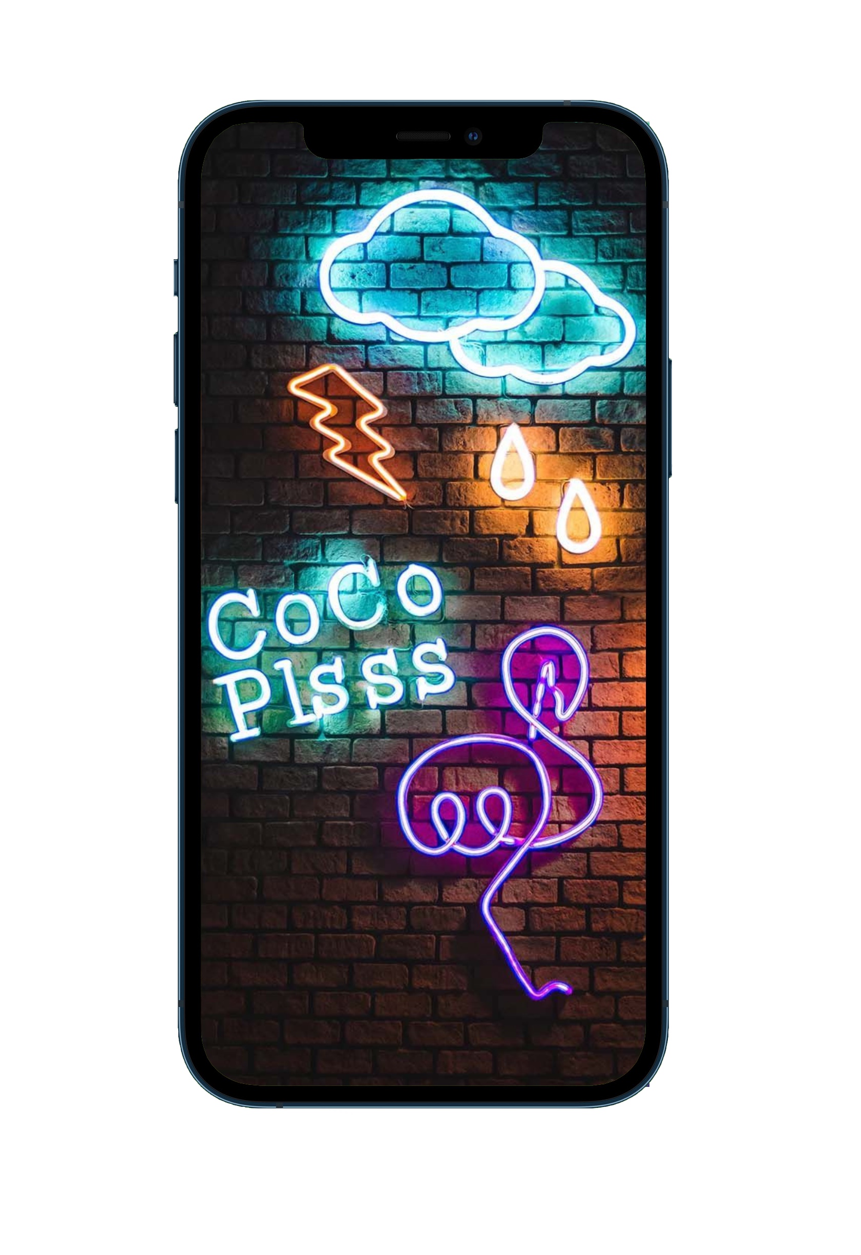 1681x2449  10 ярких неоновых обоев для iPhone