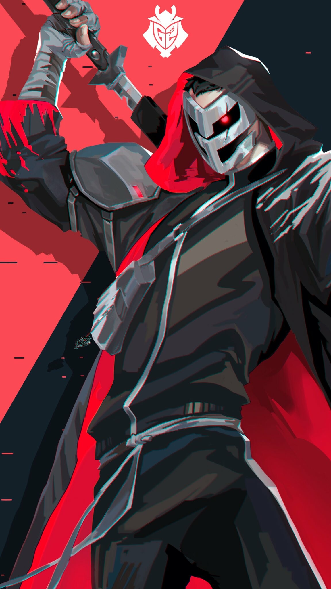 1152x2048  Кармен Карбальо (ВАНДАКУН) — G2 Esports x VALORANT — Samurai