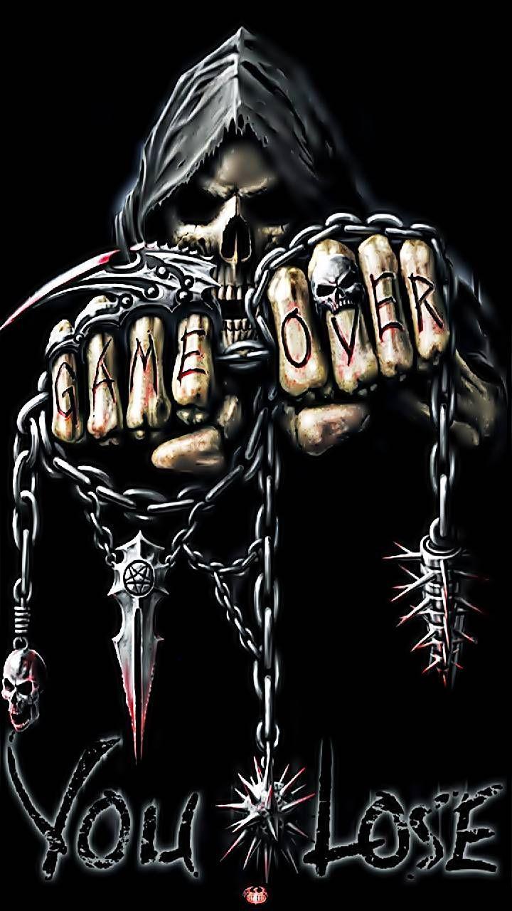 720x1280  Обои Game Over 4k - Пещера обоев
