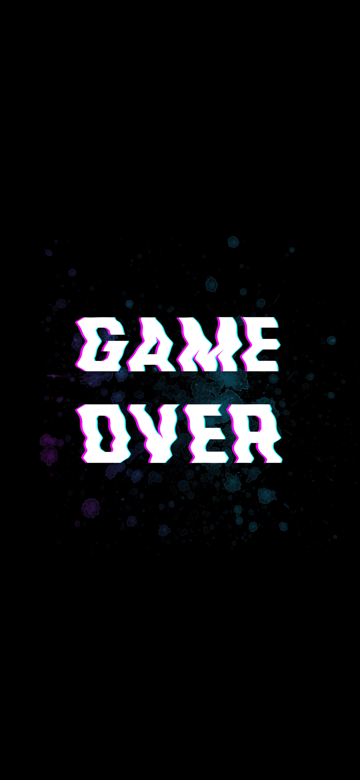 1242x2688  1242x2688 Game Over Typography 5k Iphone XS MAX HD 4k Обои, изображения, фоны, фото и картинки
