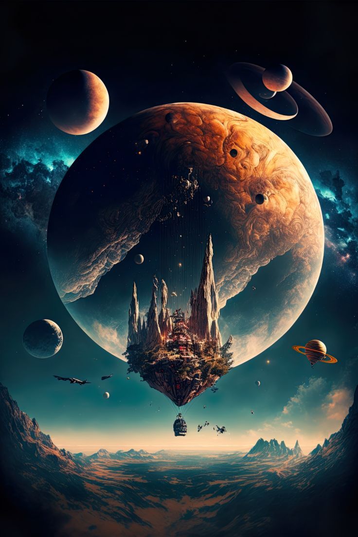 736x1104  Space Wallpaper 2023 in 2023 | Fantasy wall art, Fantasy art landscapes,  Surreal art