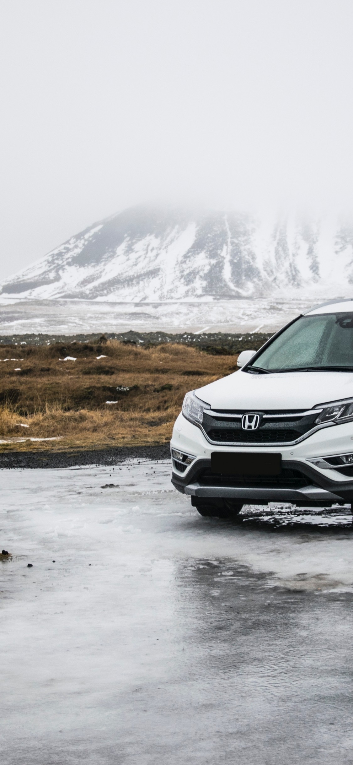 1125x2436   Загрузить 1125x2436 Honda Cr-v Белый внедорожник Автомобили Stream Field Mountain Обои для iPhone 11 Pro \ u0026 X - WallpaperMaiden