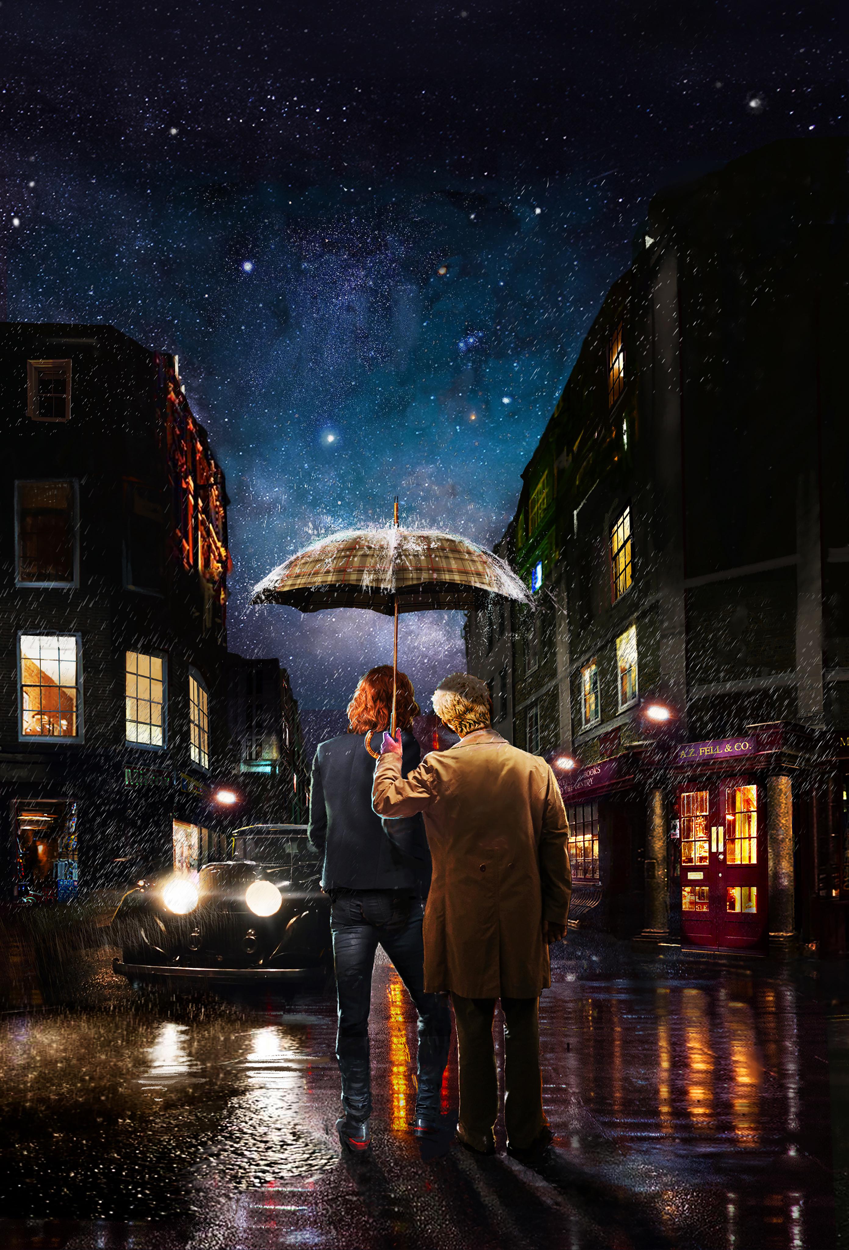 Good omens обои на телефон