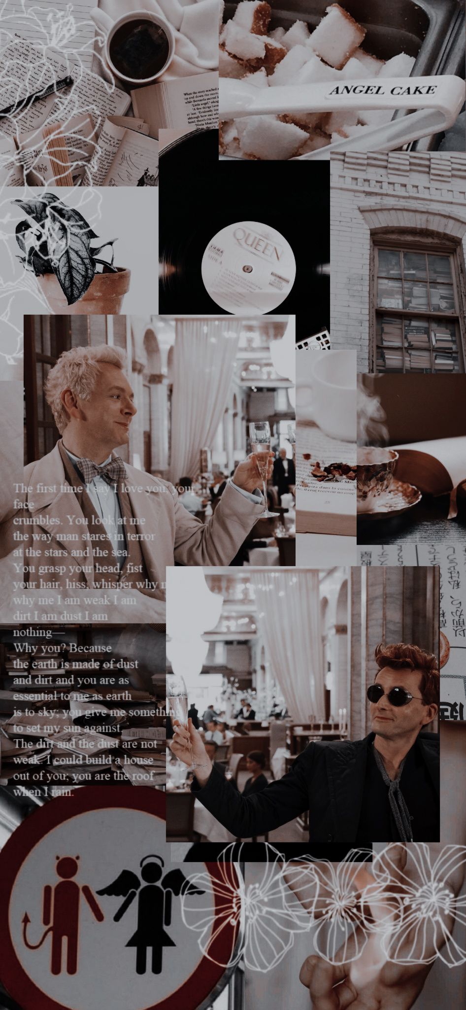 946x2048  ꒰ хорошие предзнаменования обои ꒱ | Обои космос, обои, Дэвид Теннант