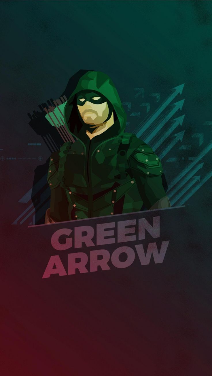 Green arrow обои на телефон