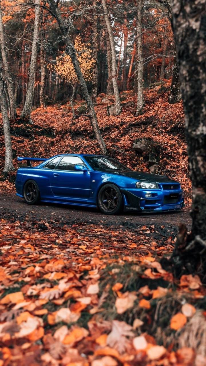 720x1280  Скачать белые обои Nissan Skyline Gtr R34 | Обои.com