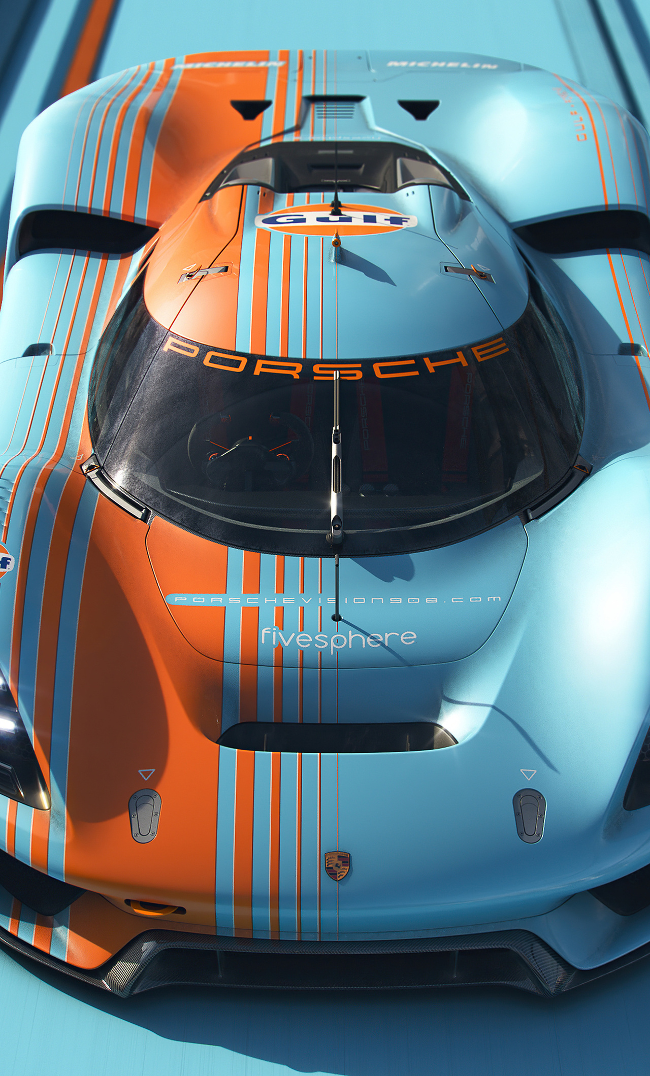 1280x2120  Рыба в шварце хинтергрунде. | Премиум-Фото