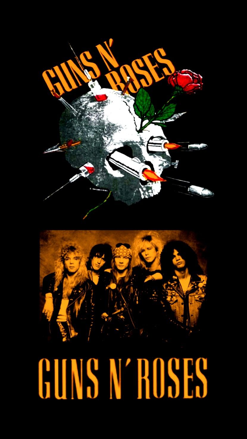 830x1475  Guns N Roses Обои HD - Обои Пещера