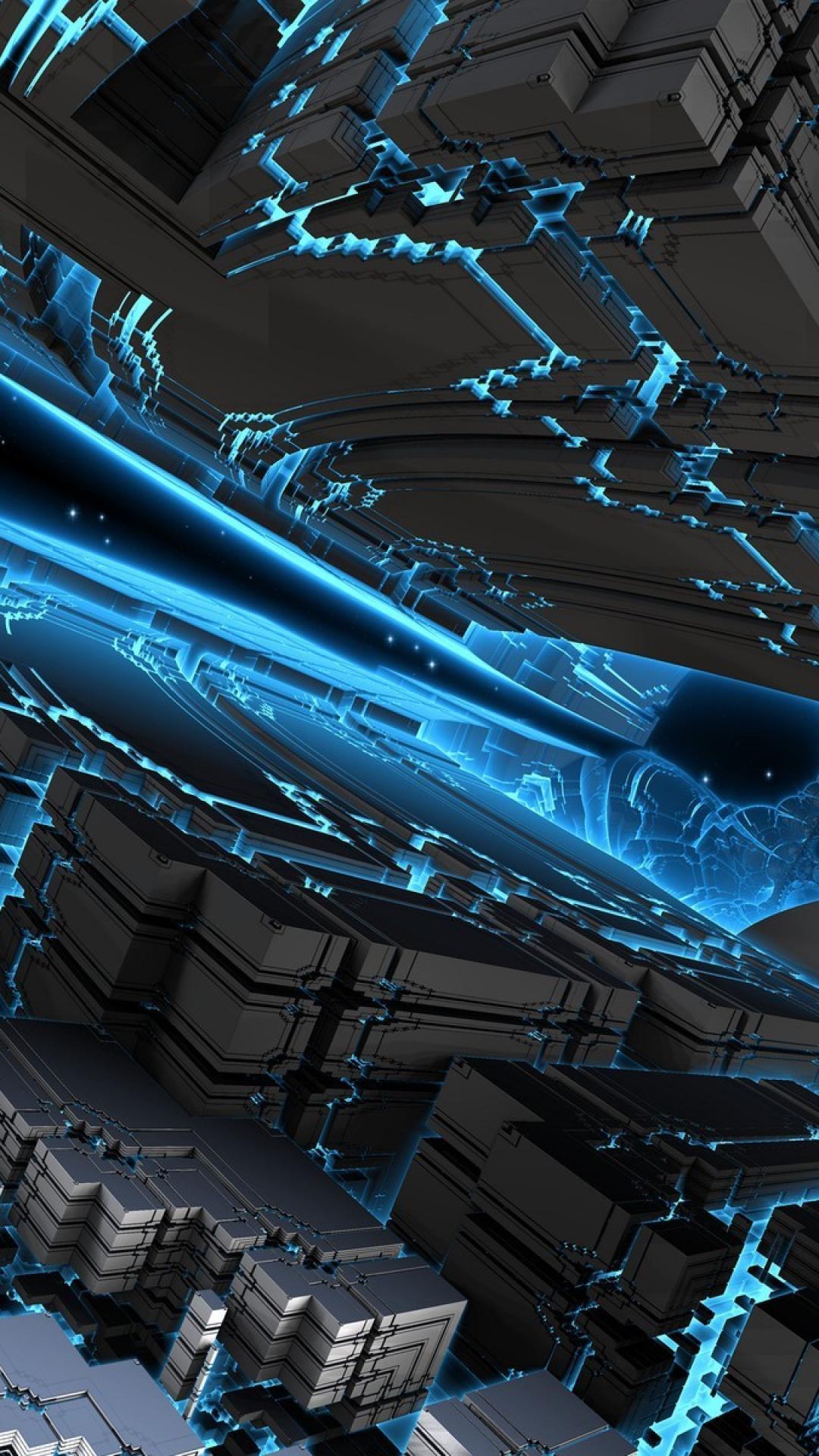 1080x1920  Razer Wallpaper 4K, Кибергород, Неон, Красочные