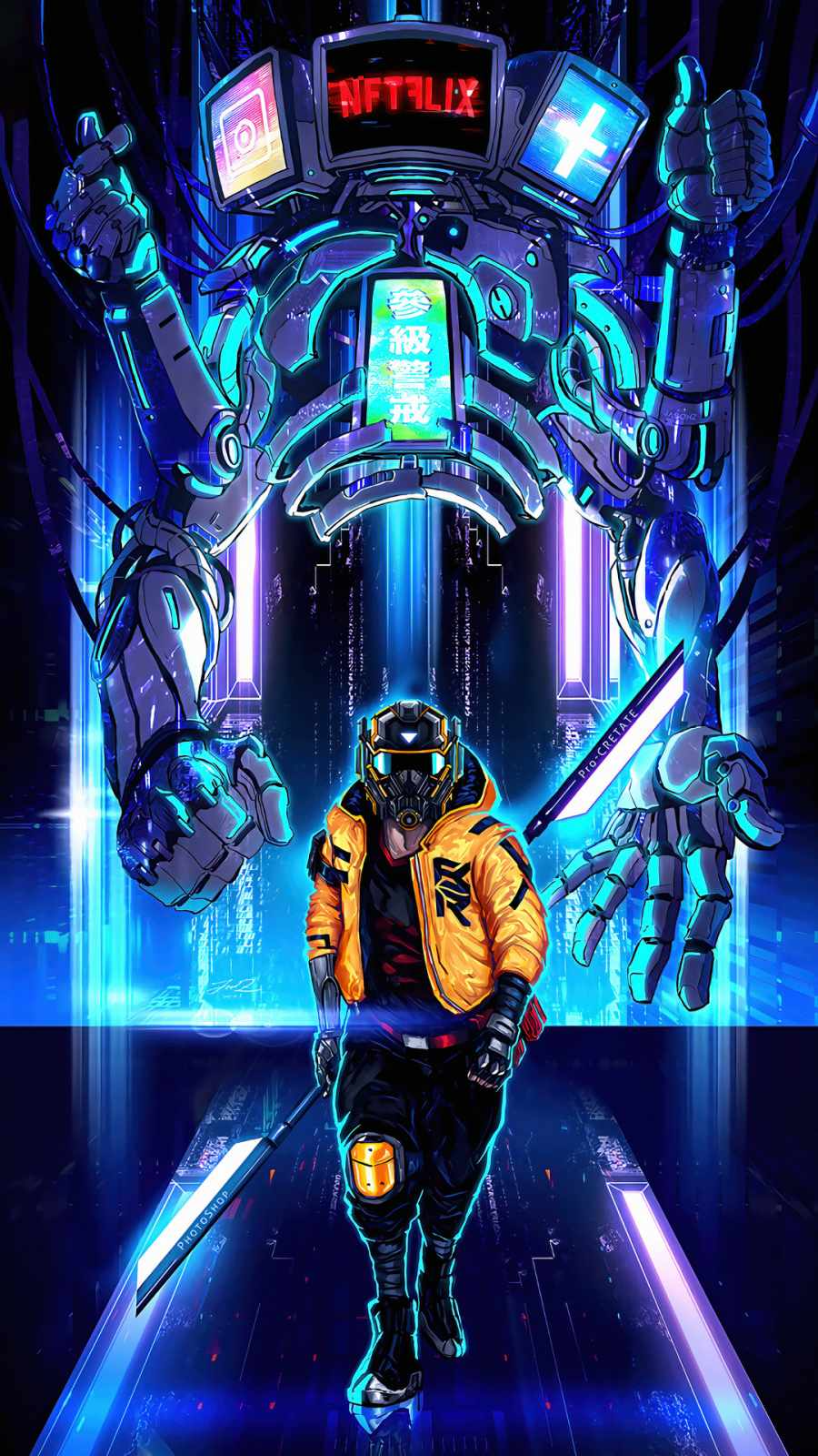 900x1600  Кибермобильные обои — пещера обоев