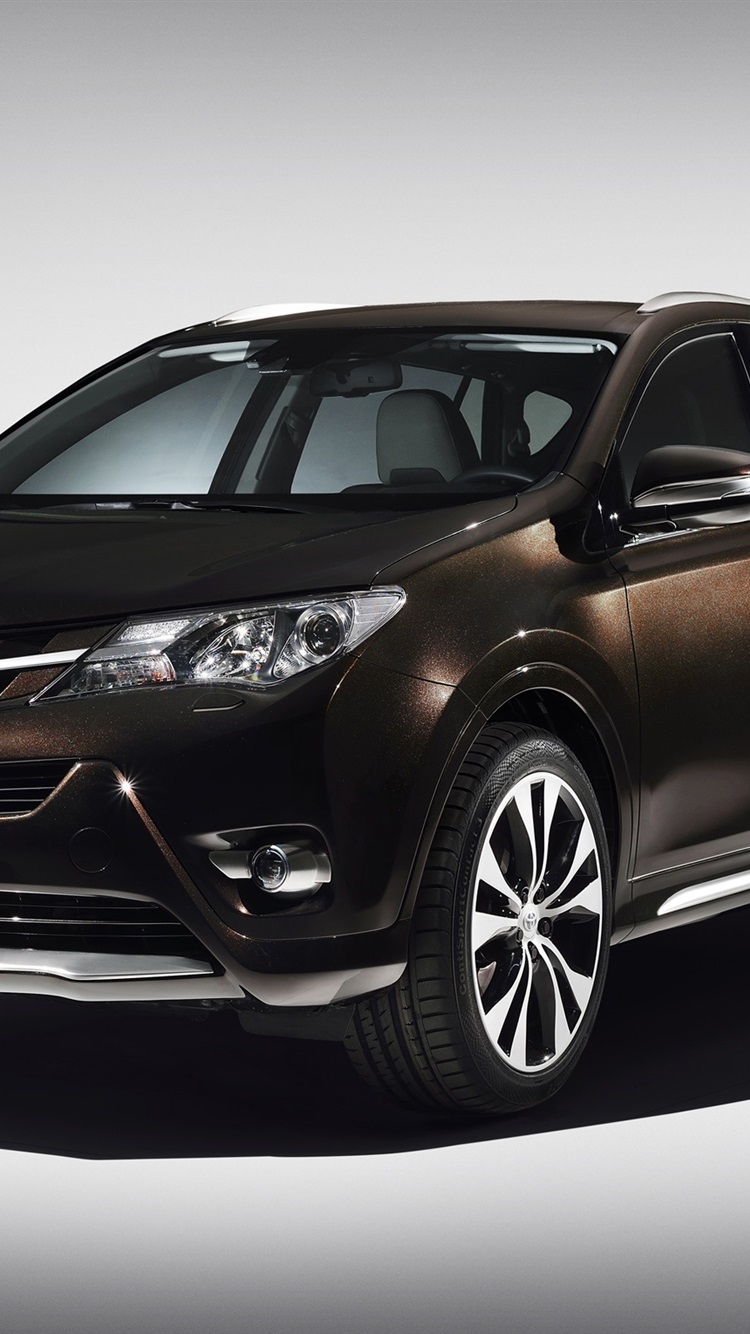 750x1334  2013 Toyota RAV4 Premium коричневый автомобиль 750x1334 iPhone 8/7/6 / 6S обои фон изображение