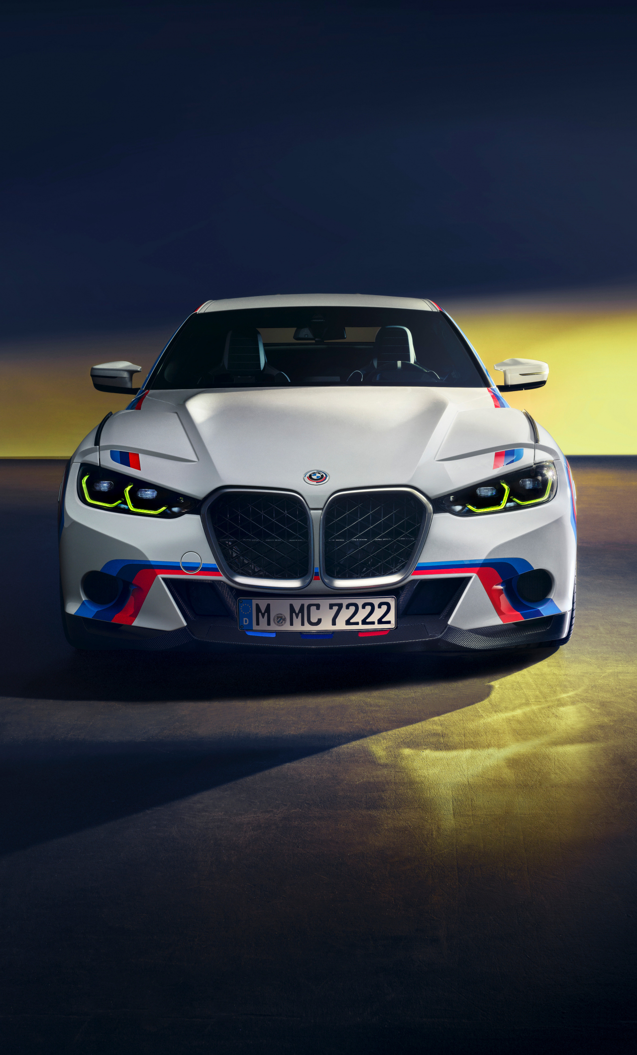 1280x2120  Скачать 1280x2120 bmw 3.0 csl 2023, роскошный белый автомобиль, iphone 6 plus, 1280x2120 обои, картинки 29095