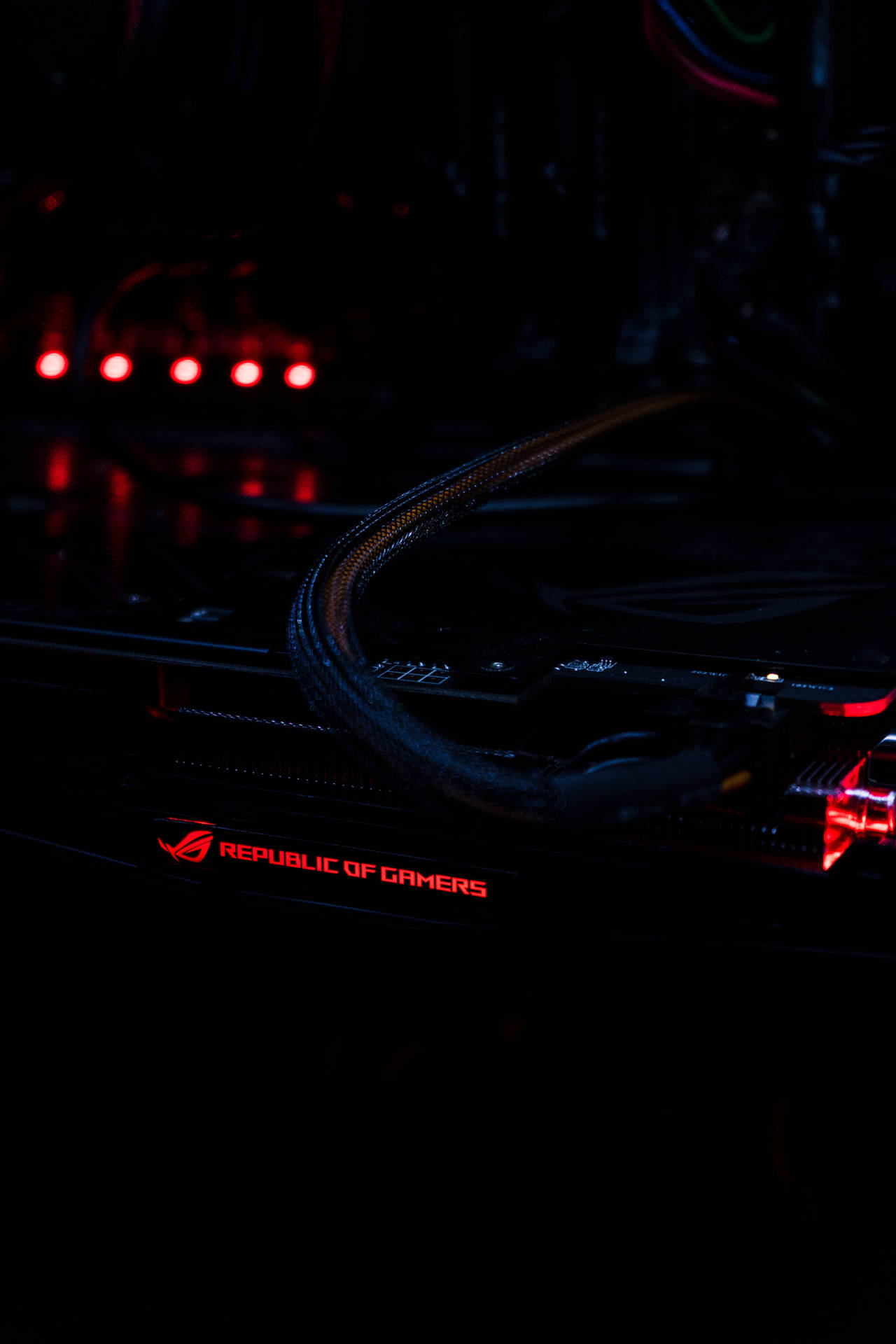 1280x1920  ASUS ROG Обои 4K, Абстрактный фон