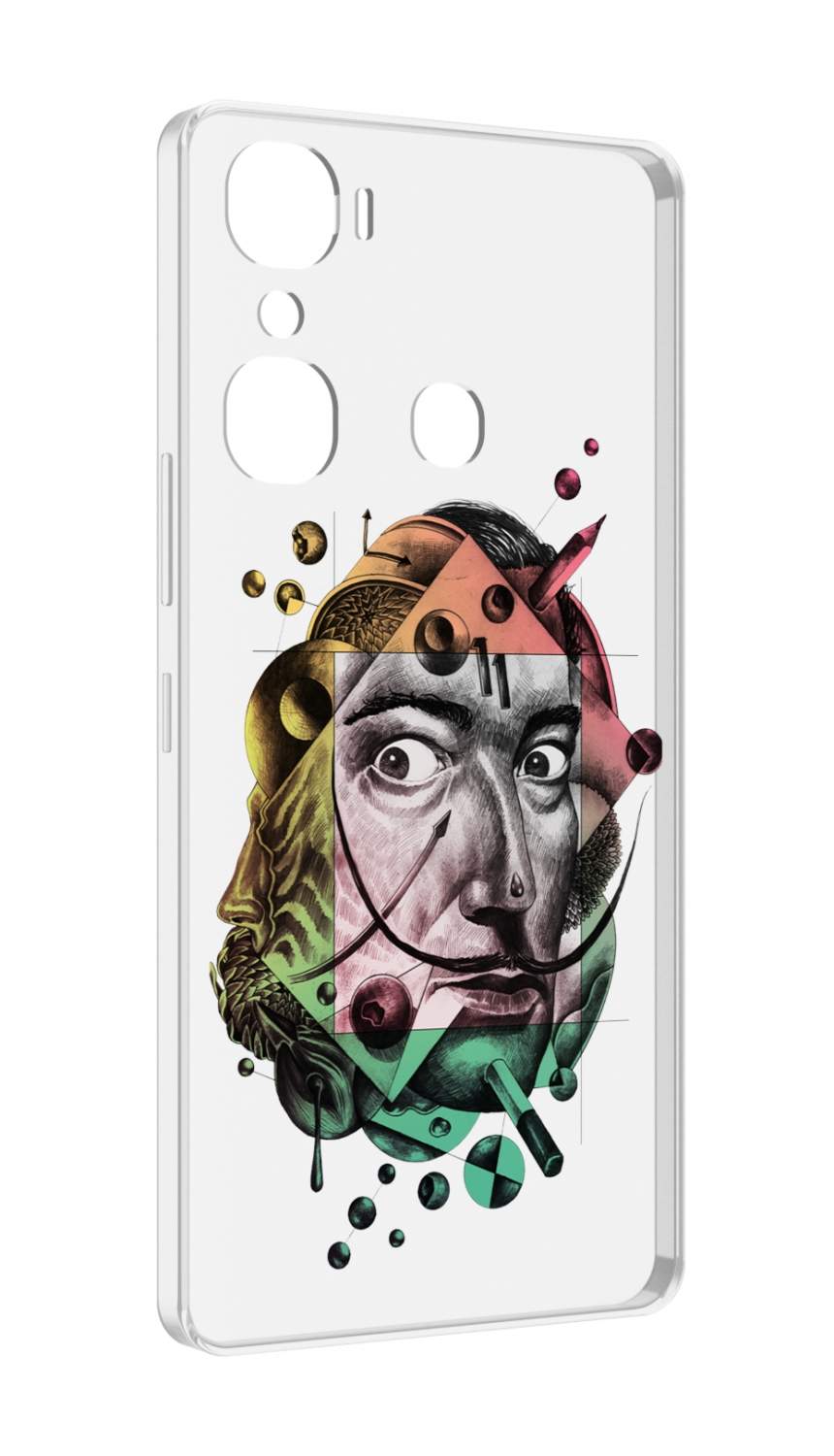 860x1500  Чехол MyPads разноцветное лицо абстракция для Infinix Hot 12 Pro - купить в  Москве, цены на Мегамаркет