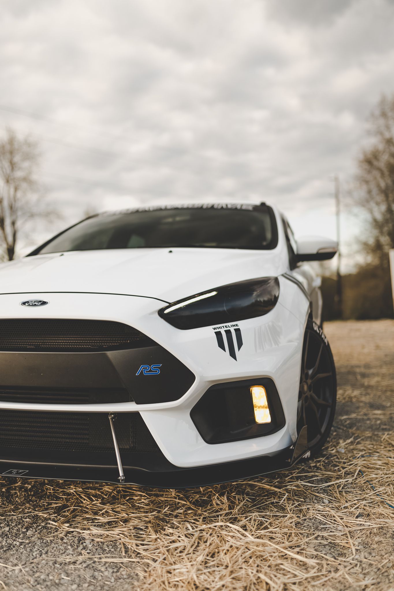 1365x2048   Белый Ford Focus RS - WallpapersQQ.net 