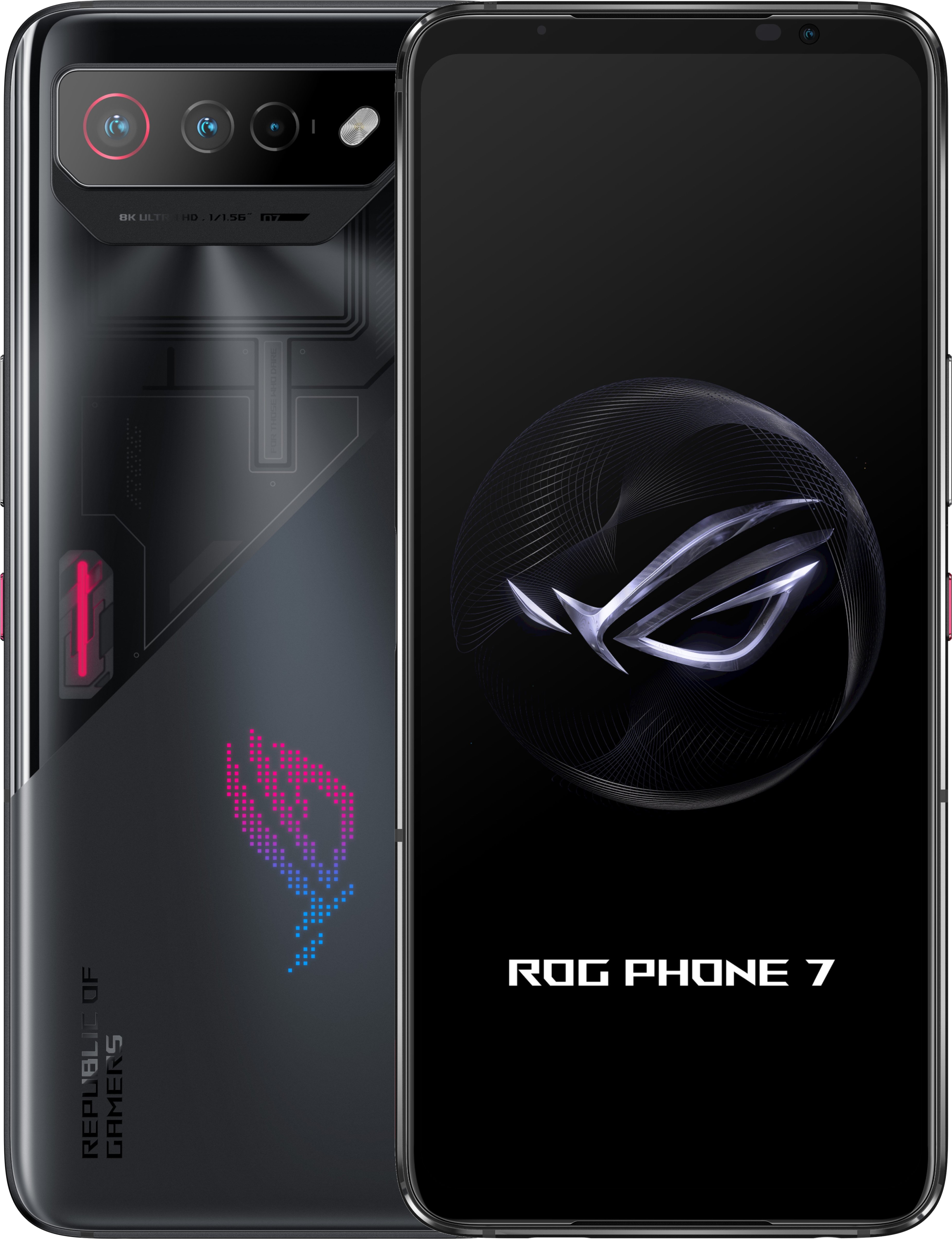 2305x3000  Смартфон ASUS ROG Phone 7, 16GB, 512GB, Phantom Black - 90AI00H1-M000D0  90AI00H1-M000D0 - на топ цена — Ardes.bg