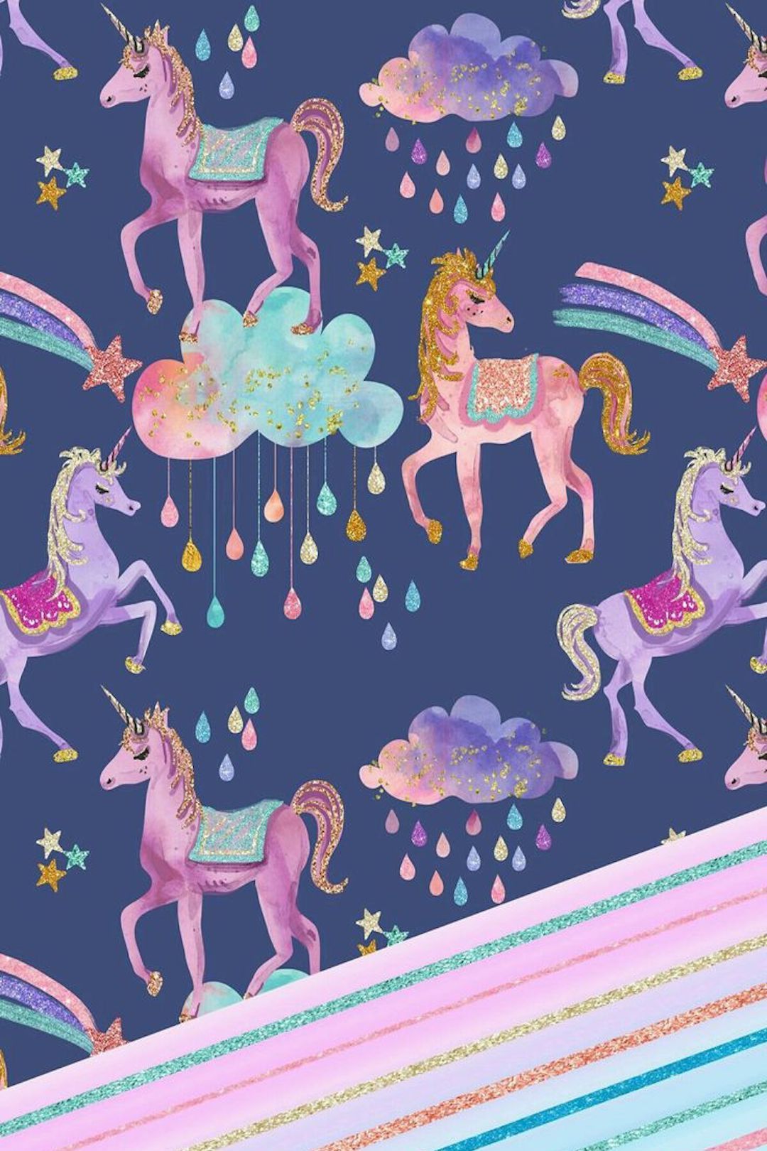 1080x1620  Обои для iPhone | Papier peint licorne, Papiers peints mignons, Licorne