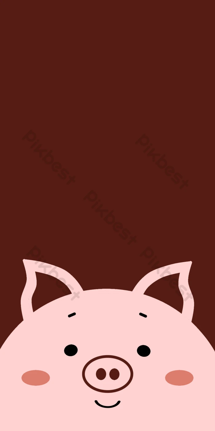 700x1400  мобильные телефоны обои милый поросенок телефон | PSD Бесплатная загрузка -  Pikbest