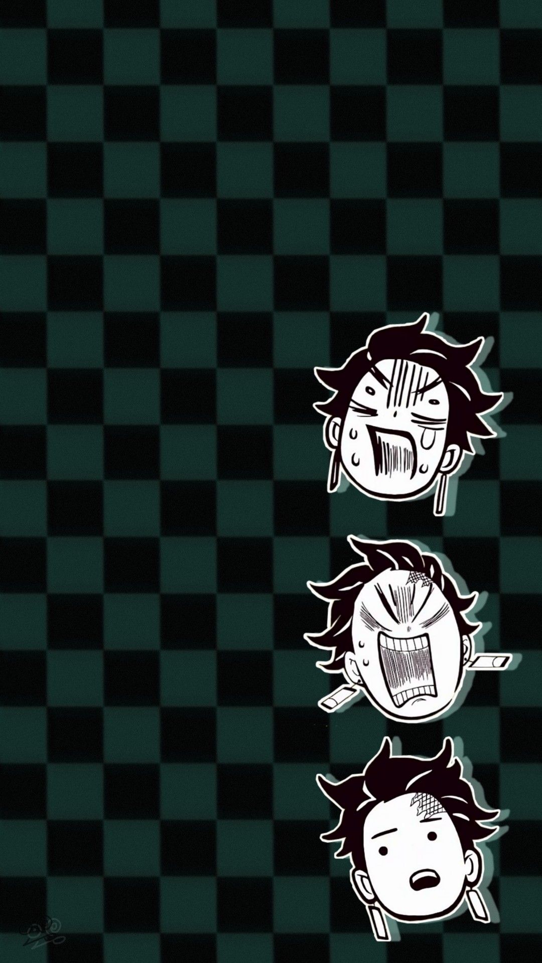 1080x1919  Обои на телефон / Phone wallpaper | Демоны, Японские иллюстрации, Обои