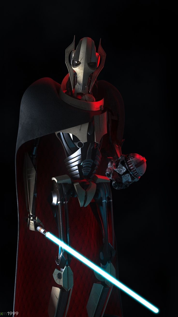 736x1308  Star wars, General Grievous, robot, soldier, 1080x1920 wallpaper | Star  wars images, Star wars poster, Star wars