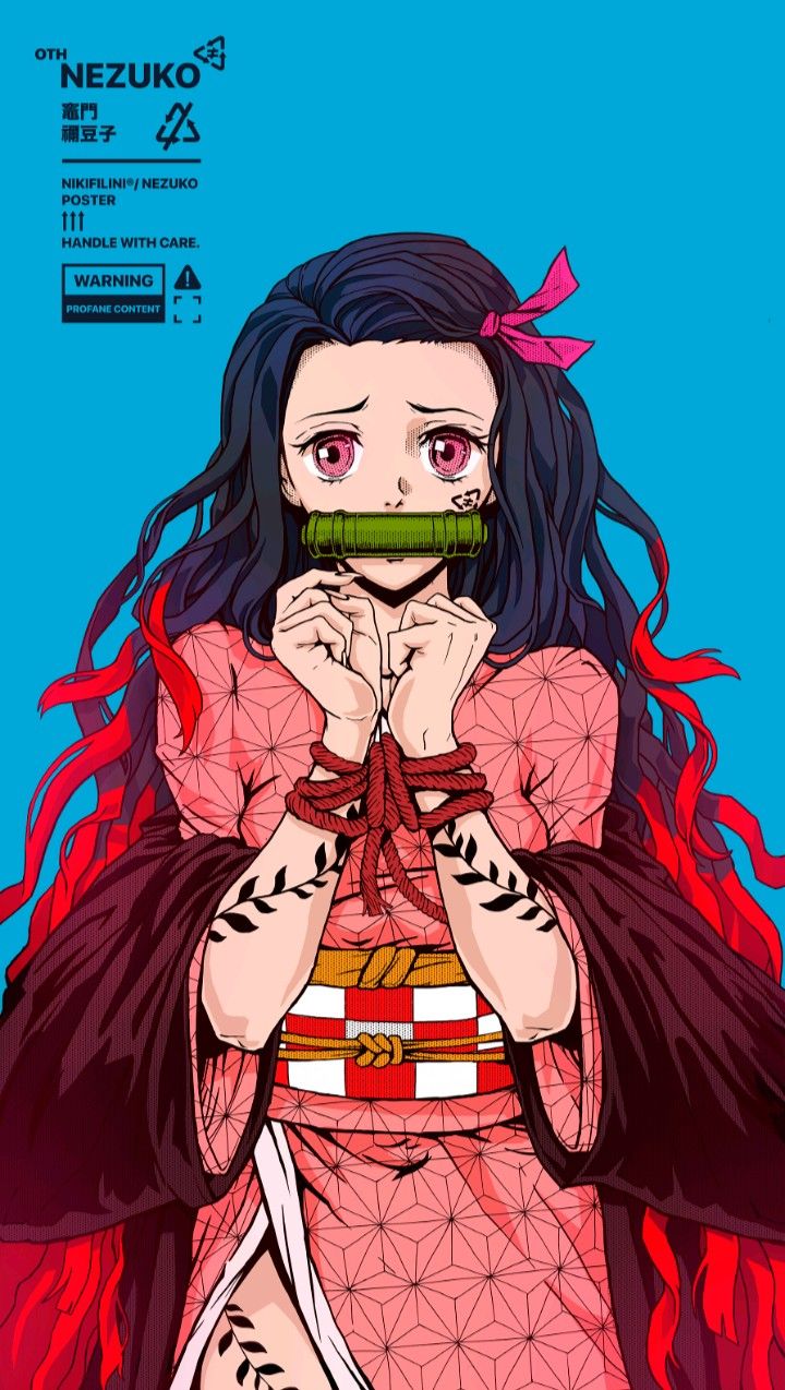 720x1274  Demon Slayer ✖️ Nezuko ❌ | Estampas japonesas, Desenhos, Fotos