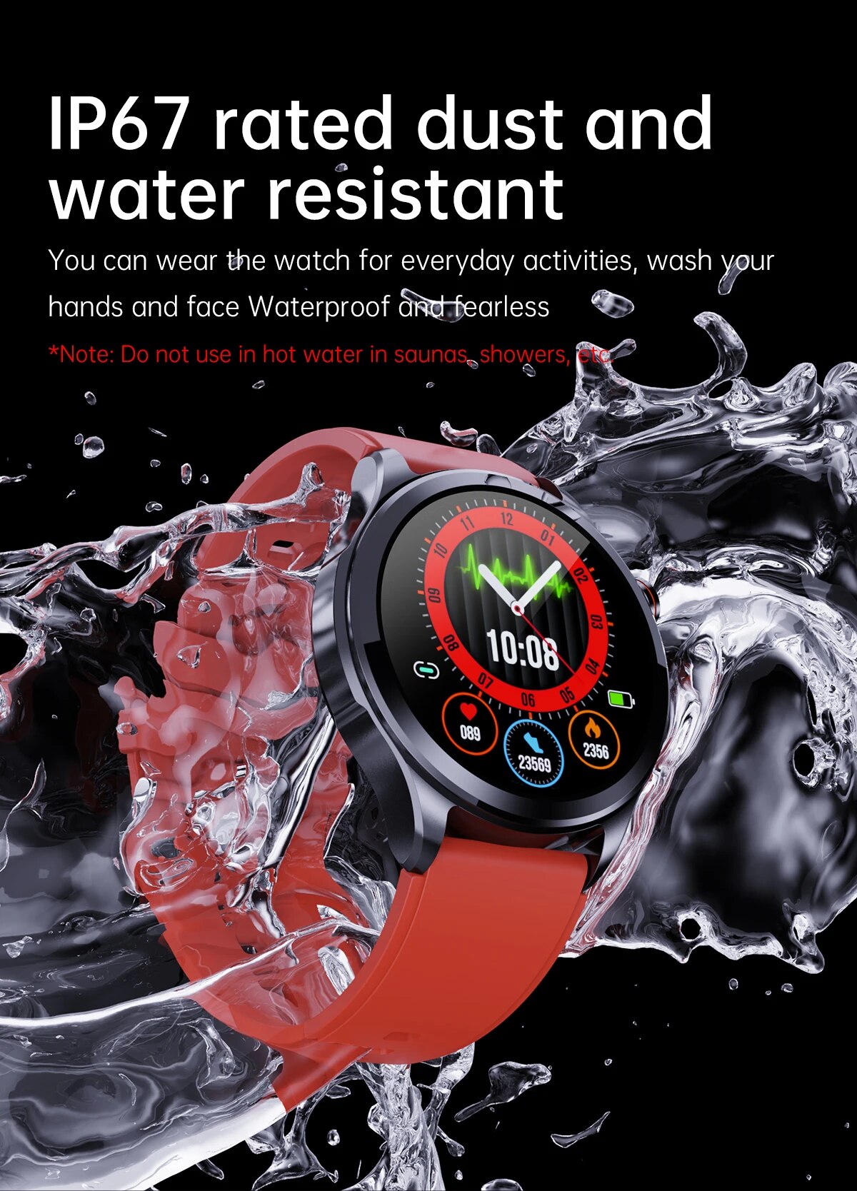 1200x1668  Смарт-часы мужские с поддержкой Bluetooth и HD-экраном 360*360 | AliExpress