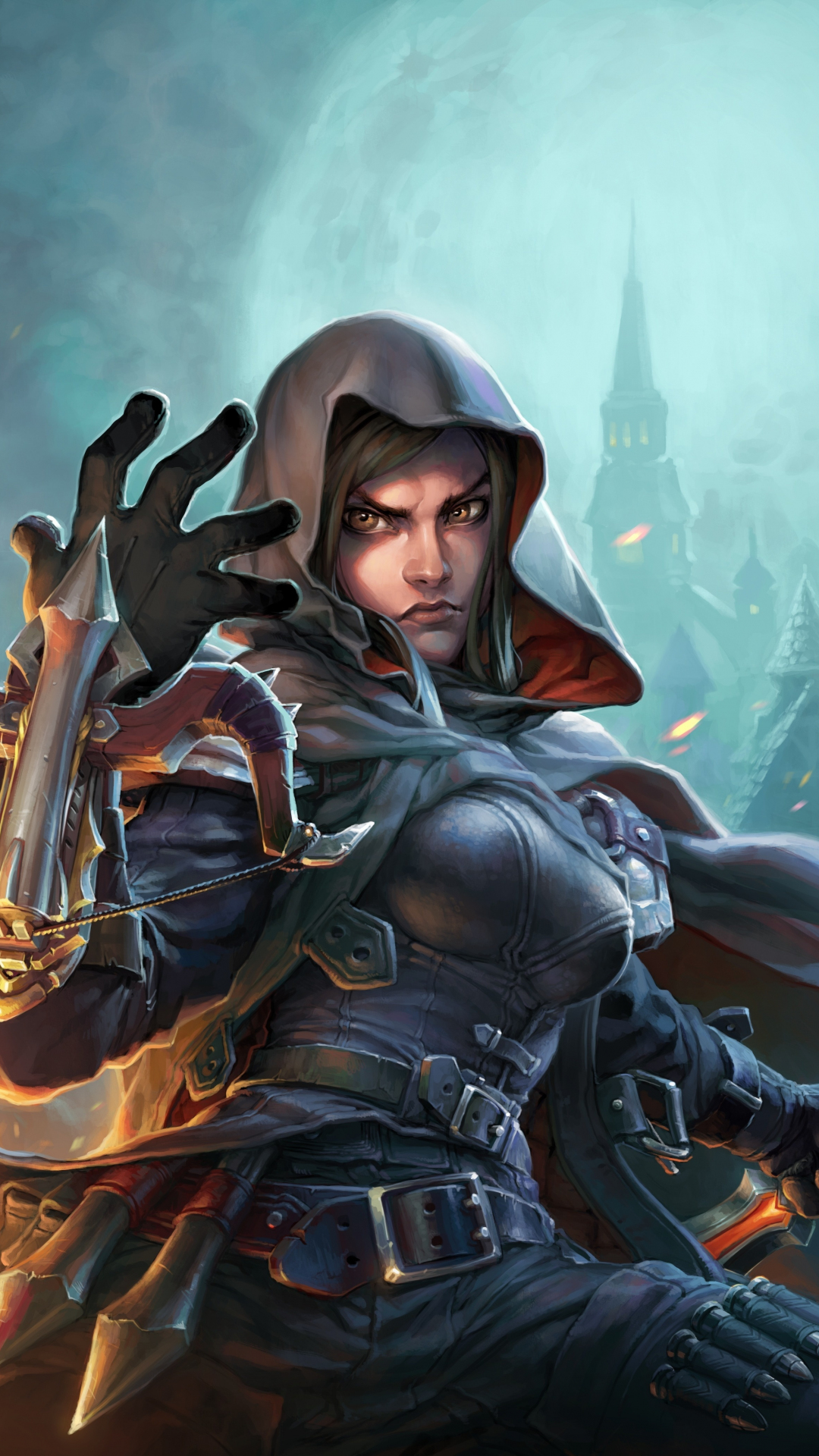 1080x1920  Скачать обои 1080x1920 девушка-воин, видеоигра, Hearthstone: The witchwood, обои 1080p, samsung galaxy s4, s5, note, sony xperia z, z1, z2, z3, htc one, lenovo vibe, google Pixel 2, oneplus 5,
