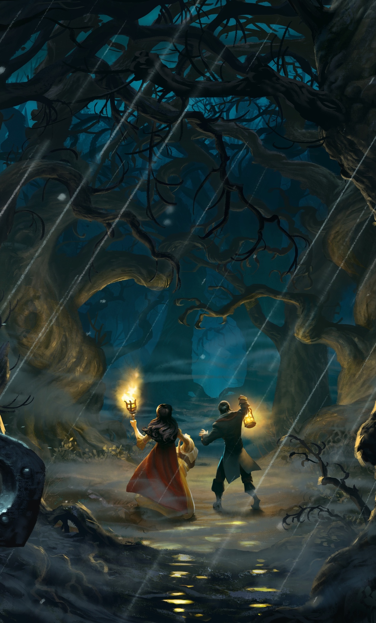 1280x2120  Hearthstone The Witchwood Key Art iPhone 6+ HD 4k Обои, изображения, фоны, фото и картинки 1280x2120