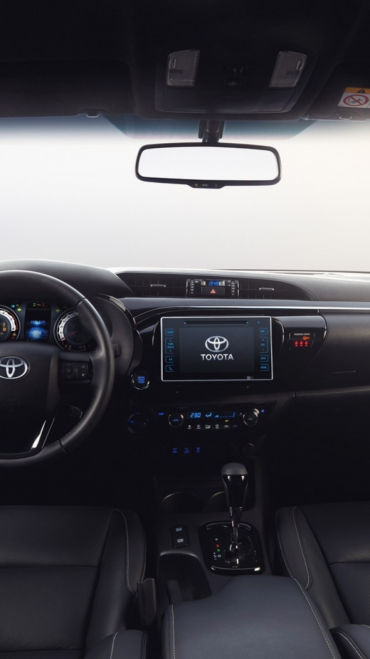 750x1334  Загрузить 750x1334 Toyota Hilux Interior Pickup Cars Обои для iPhone 7 iPhone 6 - WallpaperMaiden
