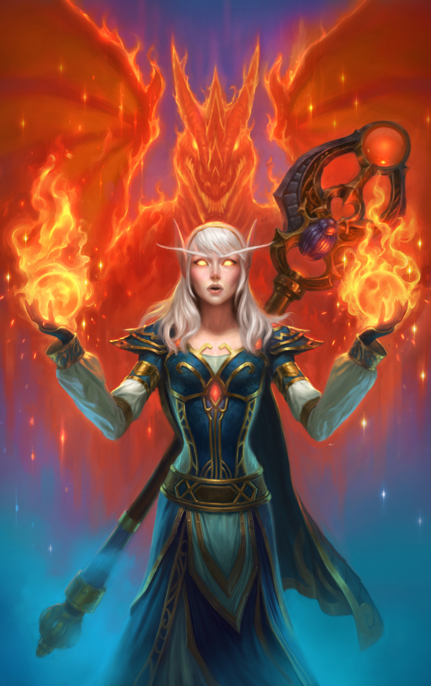 840x1336  HD обои: Hearthstone унгоро, Hearthstone: Heroes Of Warcraft | Обои Блики